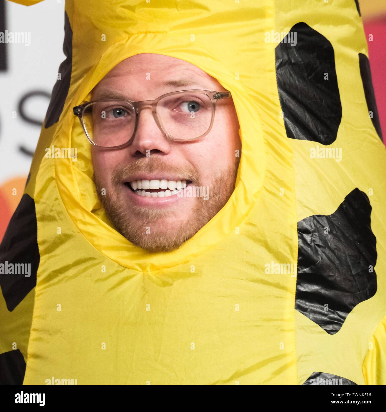 London, UK. Rob Beckett photographed attending the BRITS Awards at the
