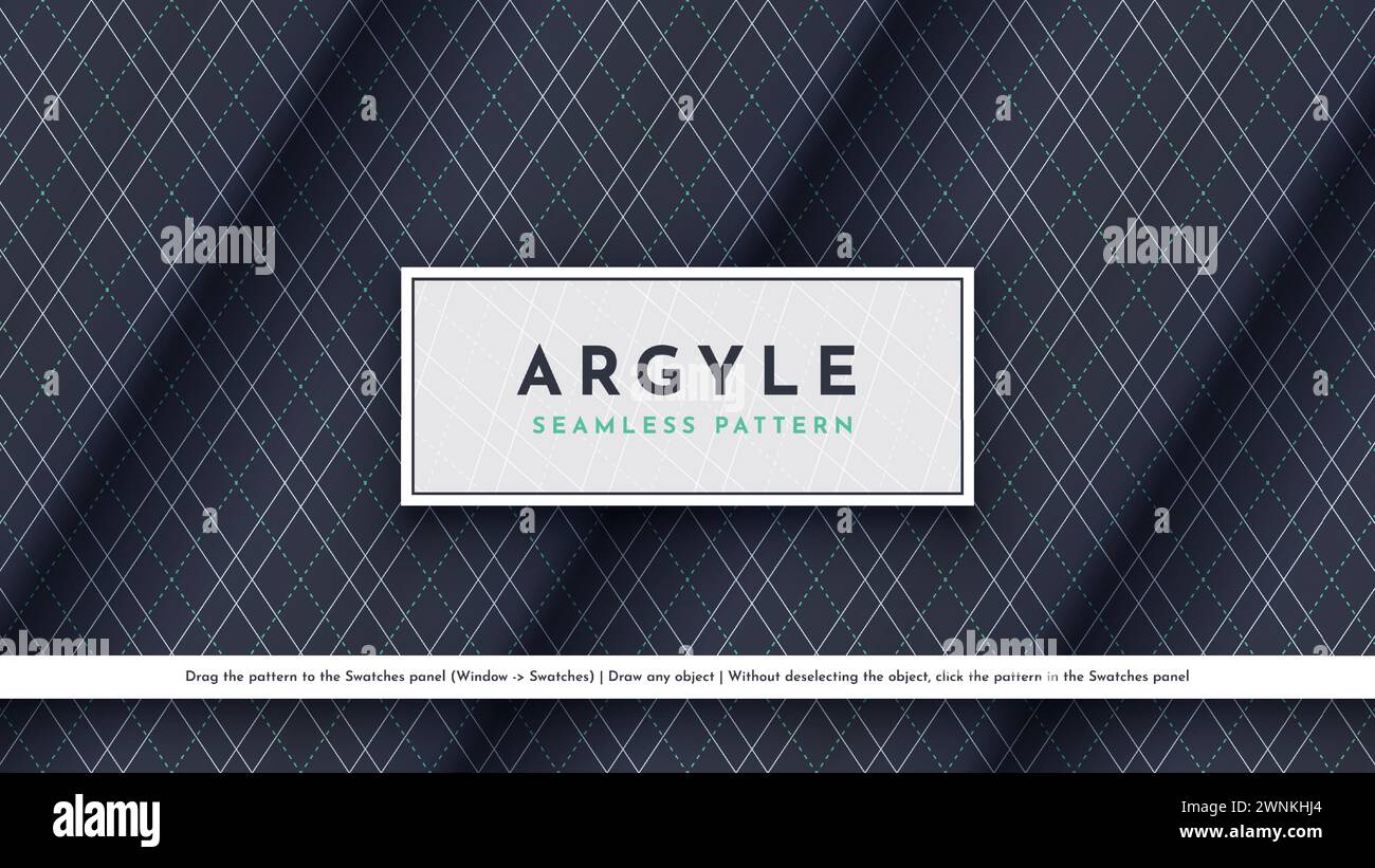 Seamless Argyle Pattern. Traditional Scottish Texture. Fashionable ...