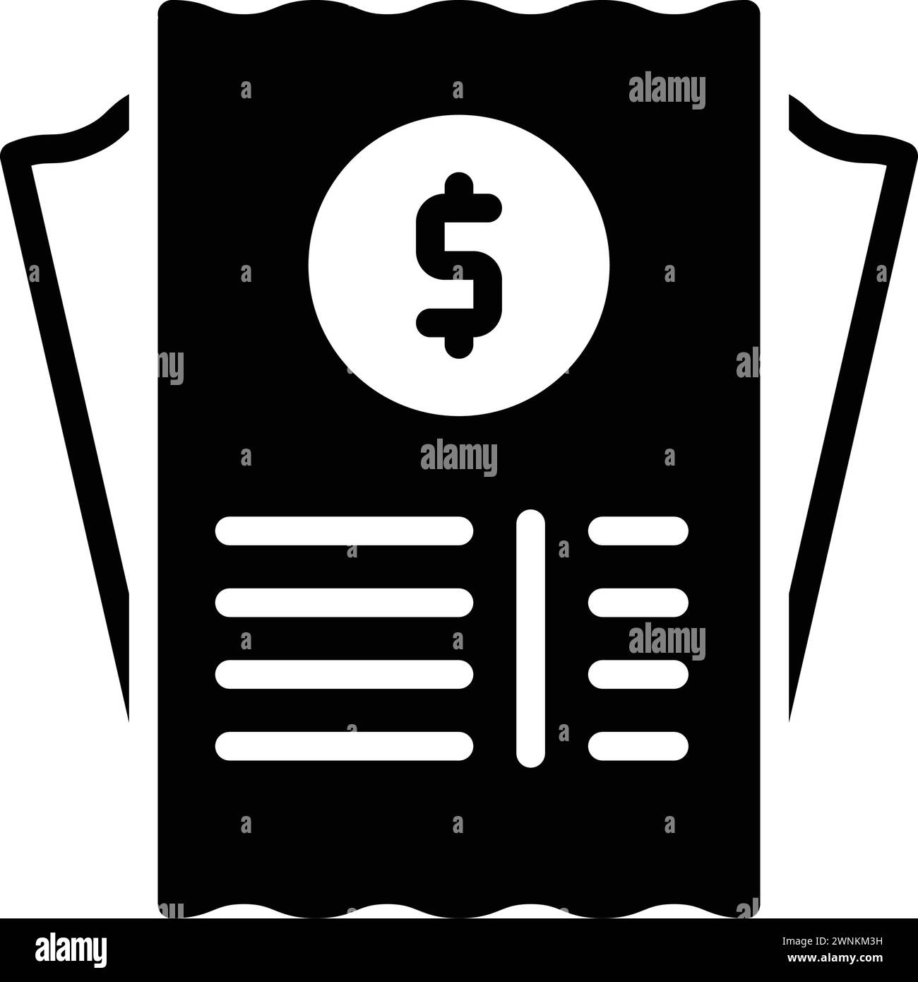 Icon for bills,receipt Stock Vector Image & Art - Alamy