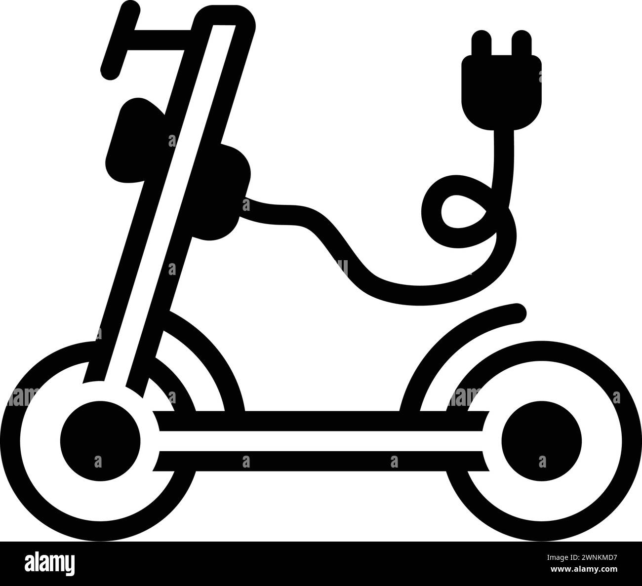 Icon for chargers,e scooter Stock Vector