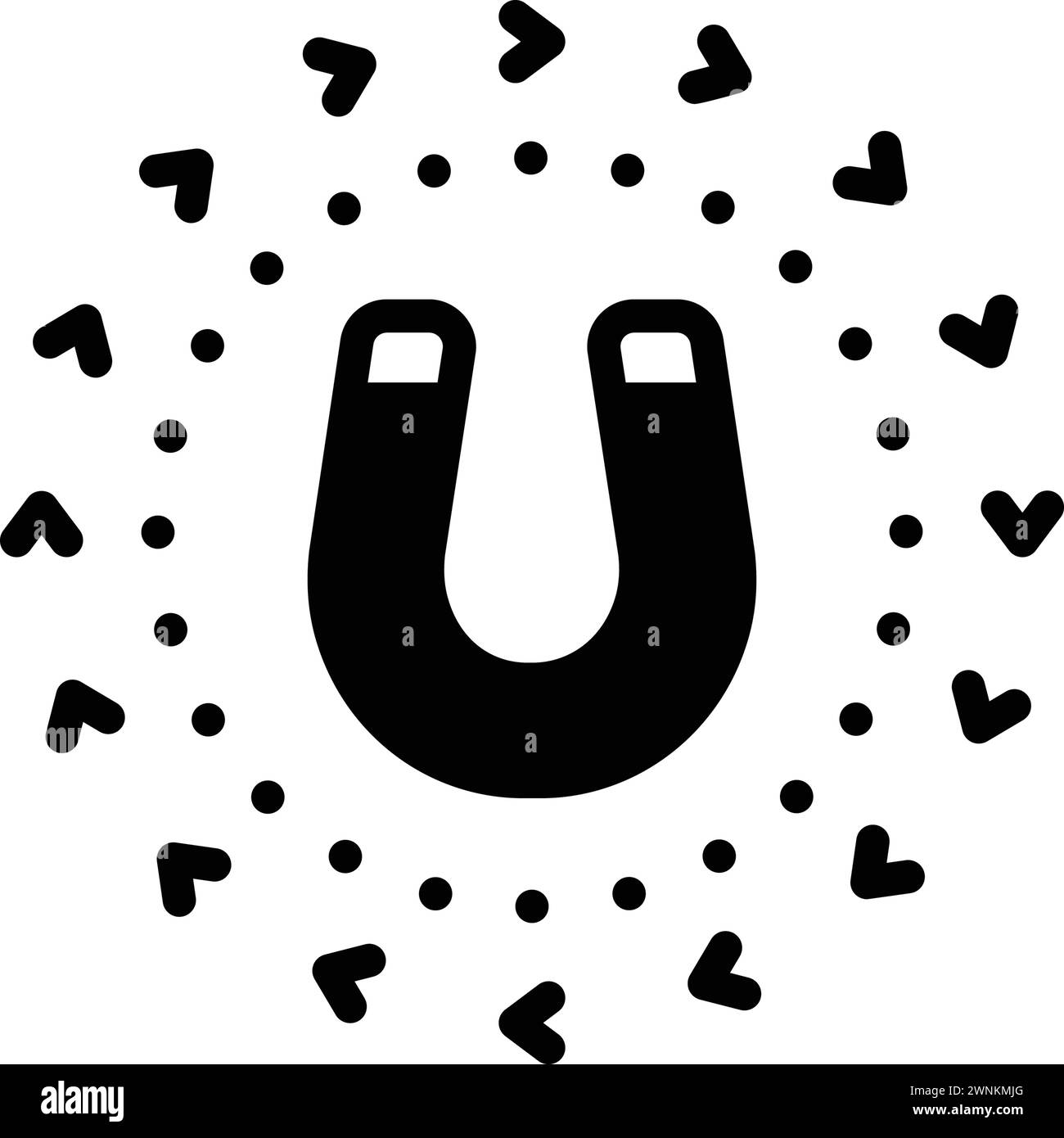 Magnet and attract and metal Black and White Stock Photos & Images - Alamy