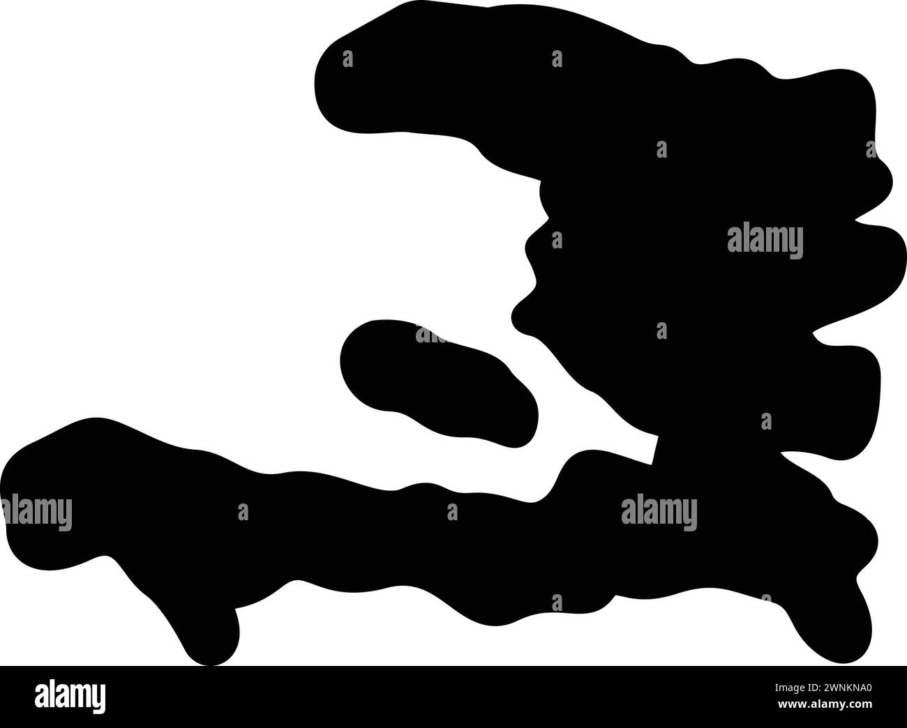 Map of haiti Black and White Stock Photos &amp; Images - Alamy