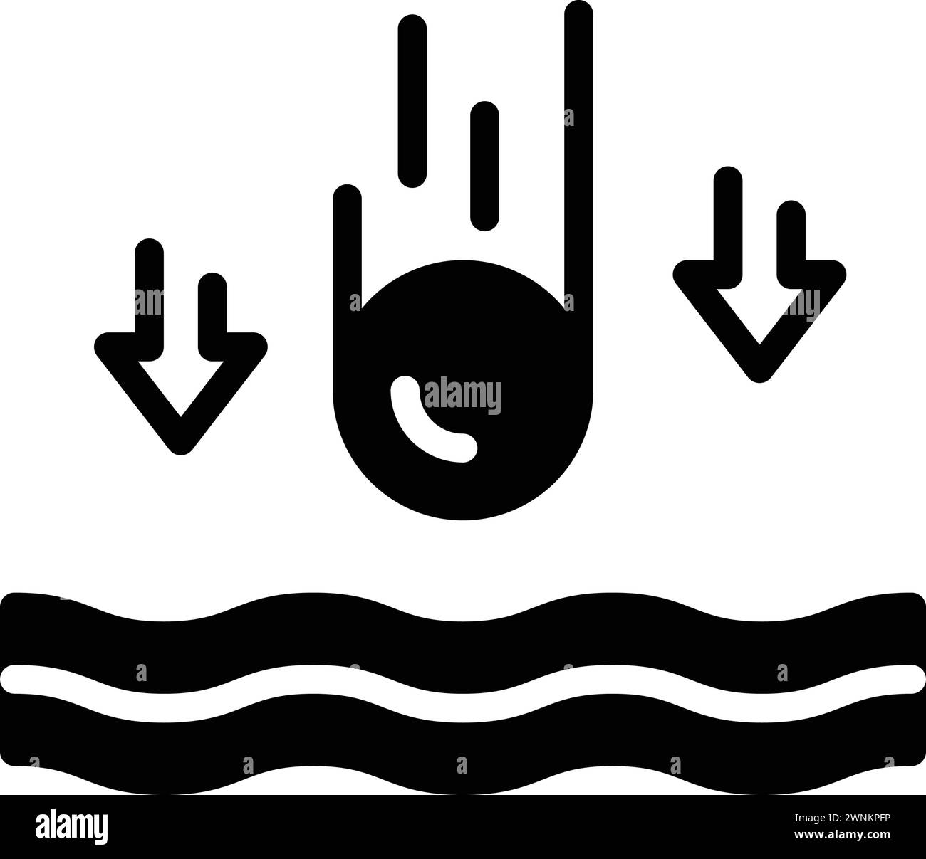 Icon for beneath,down Stock Vector Image & Art - Alamy