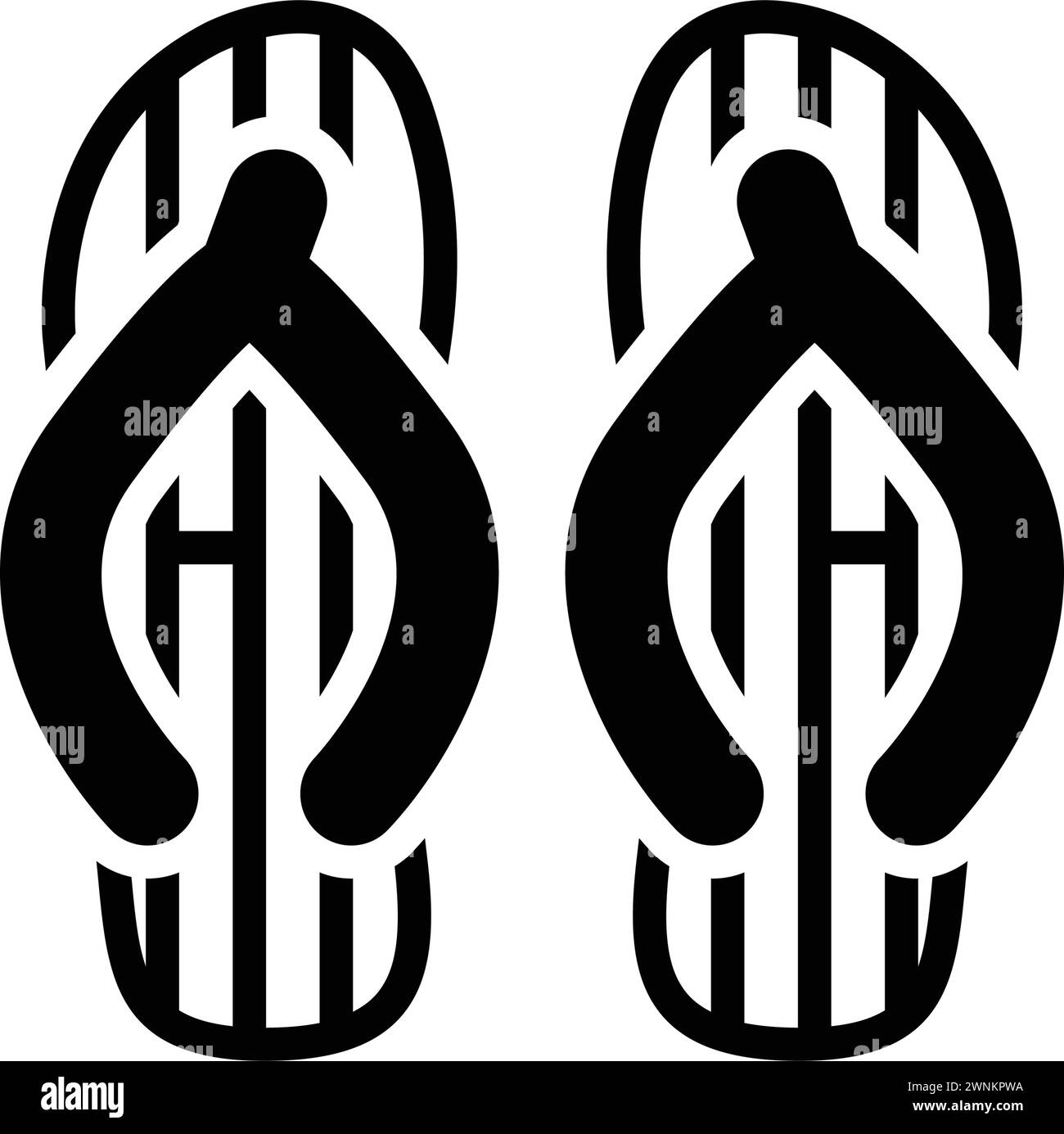 Icon for thongs,slipper Stock Vector Image & Art Alamy