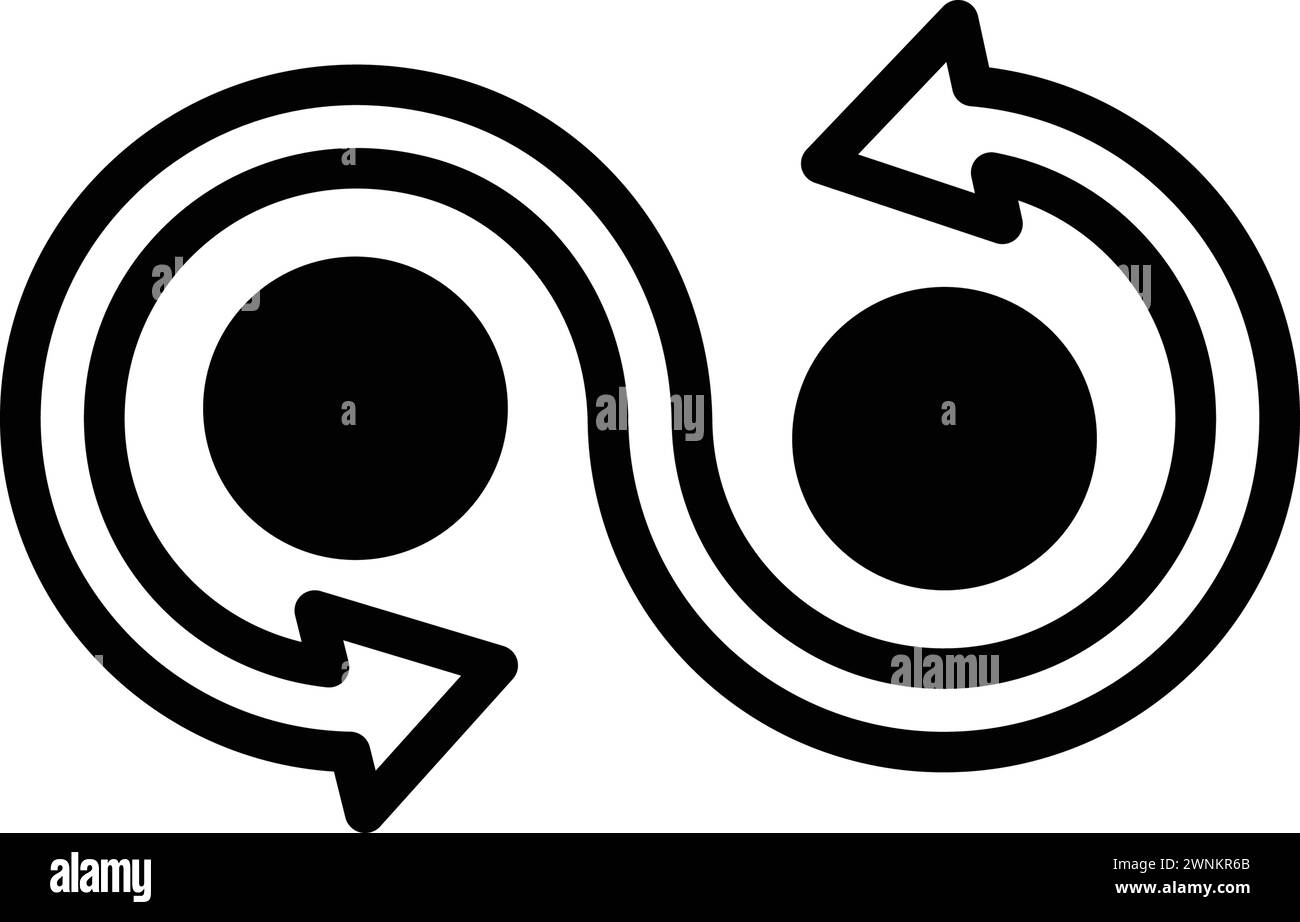 Icon for loops,eternal Stock Vector Image & Art - Alamy