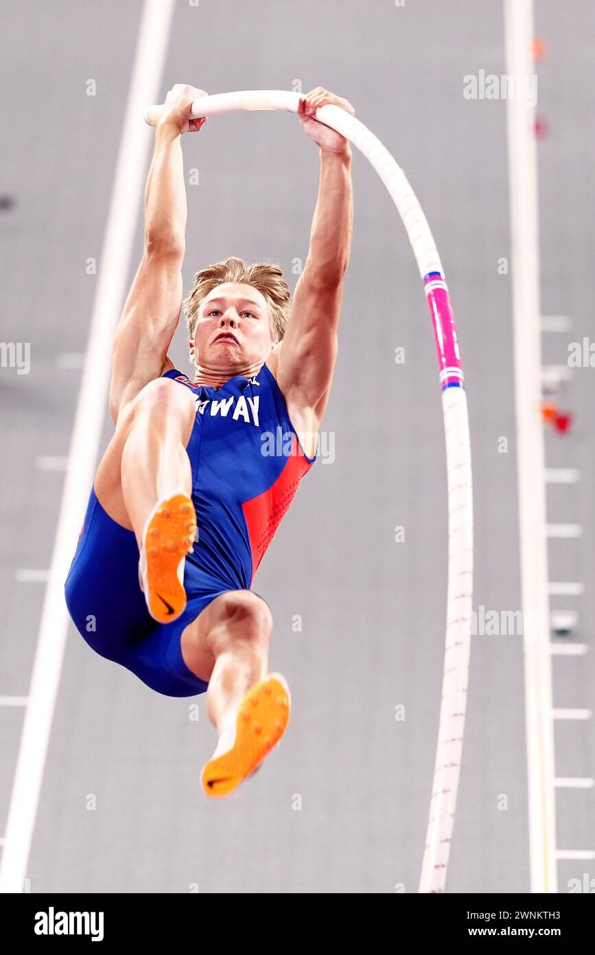 Norway's Markus Rooth in action in the Heptathlon Men's Pole Vault