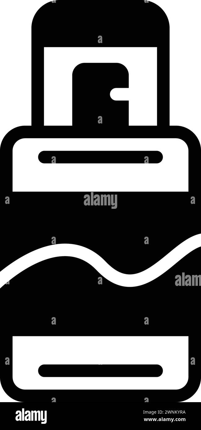 Icon for edt,usb Stock Vector