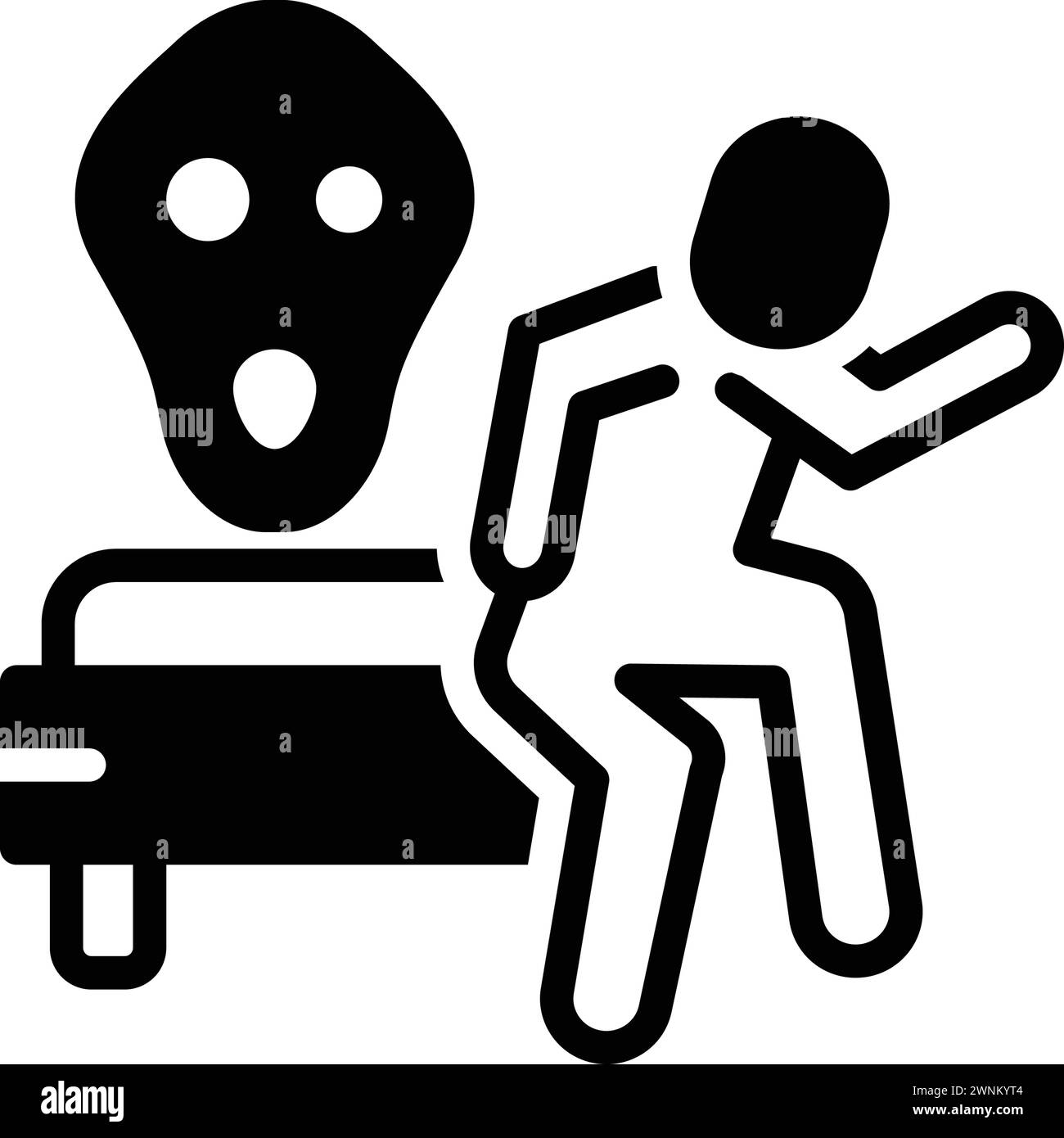 Icon for scared,frightened Stock Vector Image & Art - Alamy