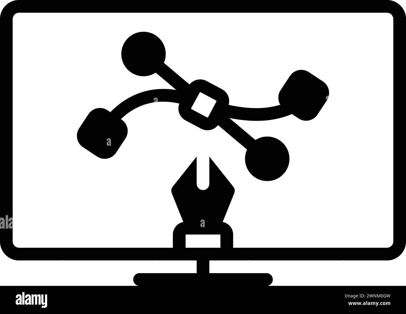 Icon for vector,curves Stock Vector Image & Art - Alamy