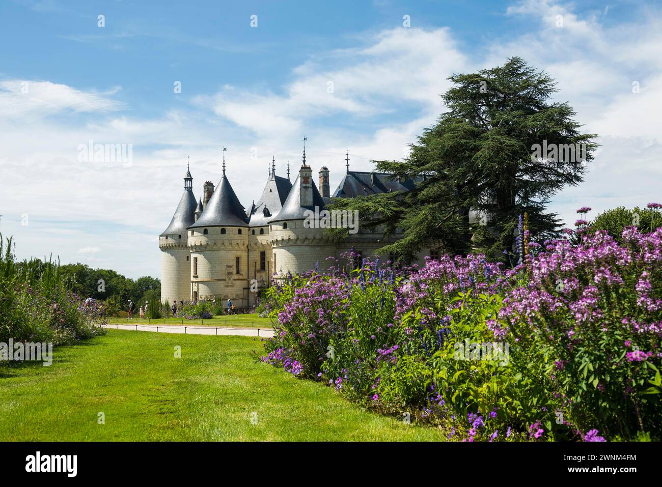 Chaumont Castle and Park, Chateau de Chaumont, Chaumont-sur-Loire, Loire, Departement Loir-et-Cher, France Stock Photo