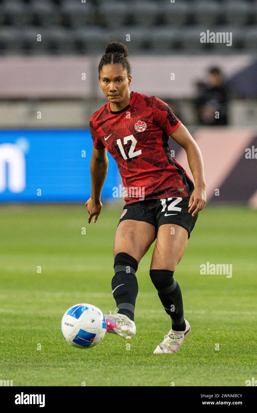 Canada defender Jade Rose (12) during the Concacaf W Gold Cup