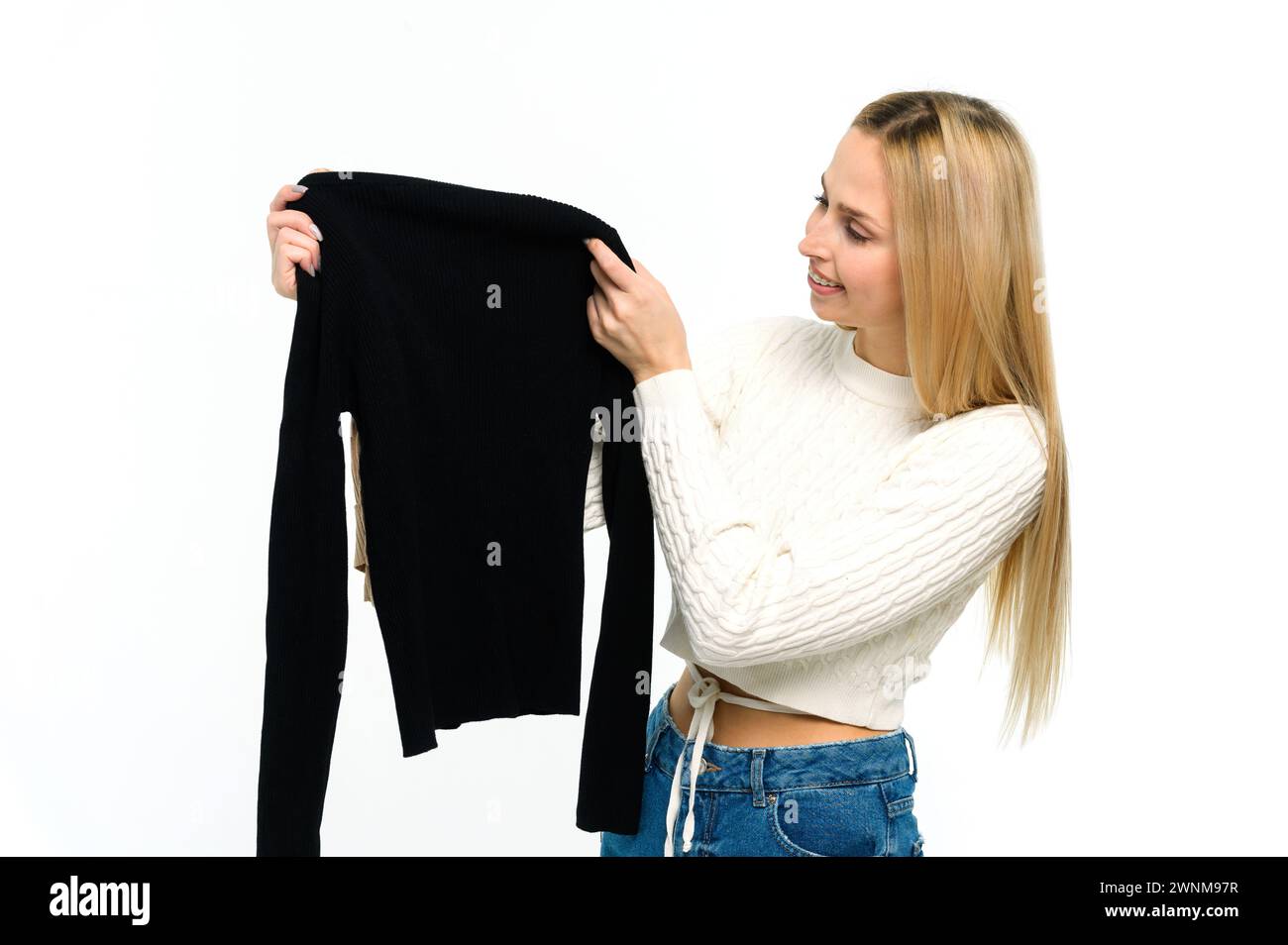 Blonde jumper zara best sale