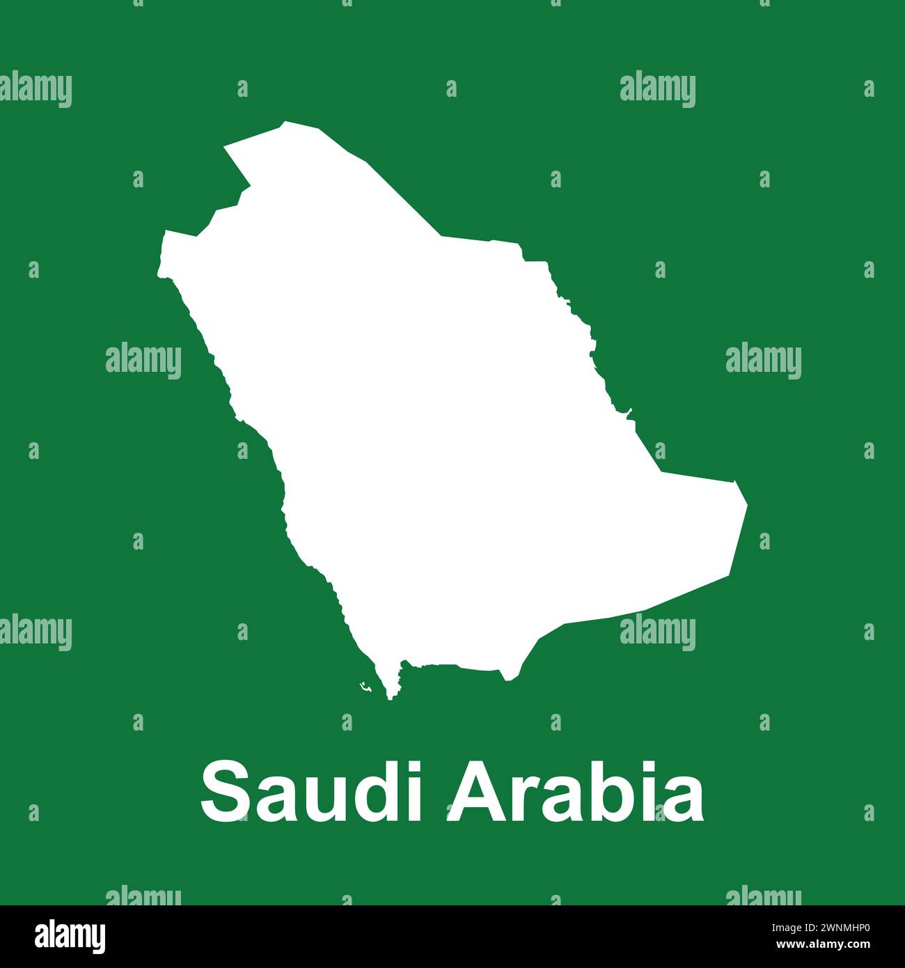 Saudi Arabia map icon vector illustration design Stock Vector