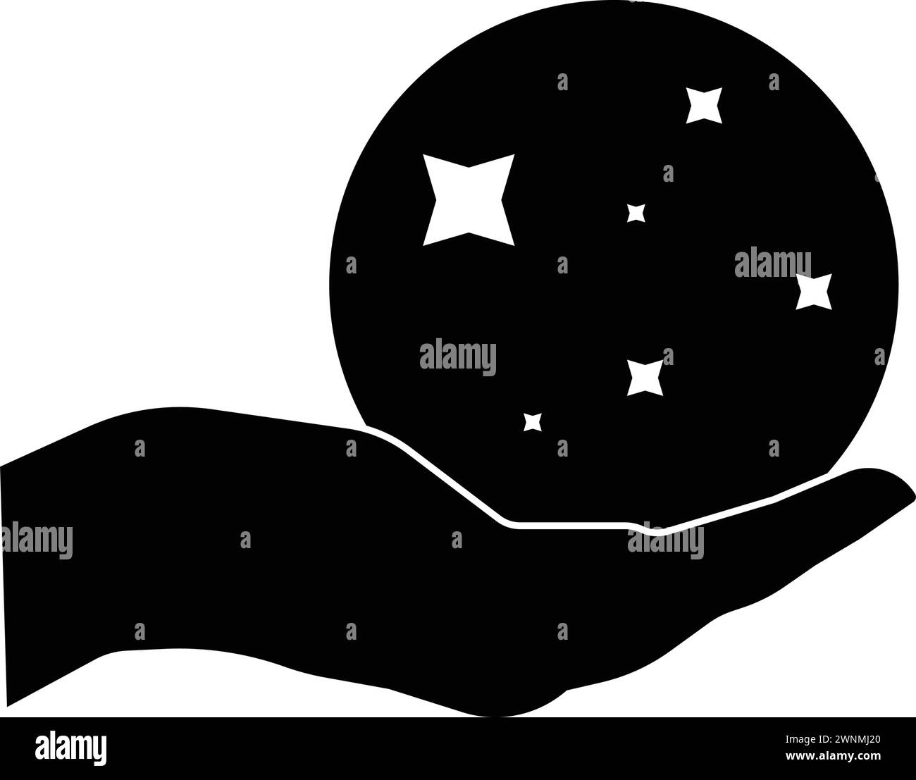 Magic crystal fantasy Stock Vector Images - Alamy