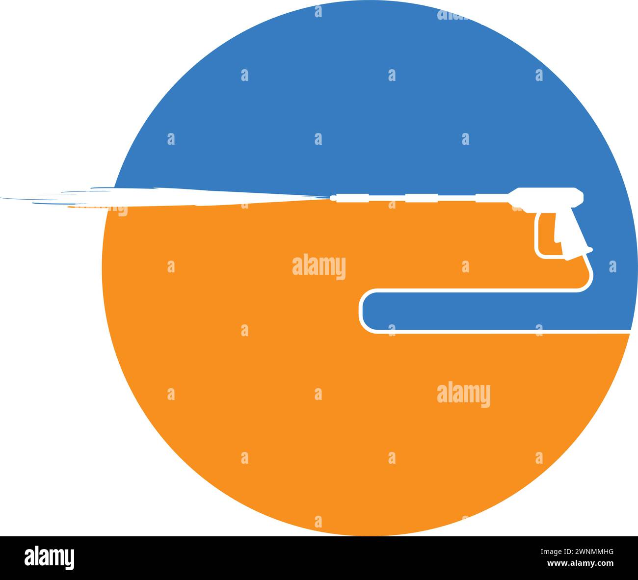 Spray gun logo hi-res stock photography and images - Alamy