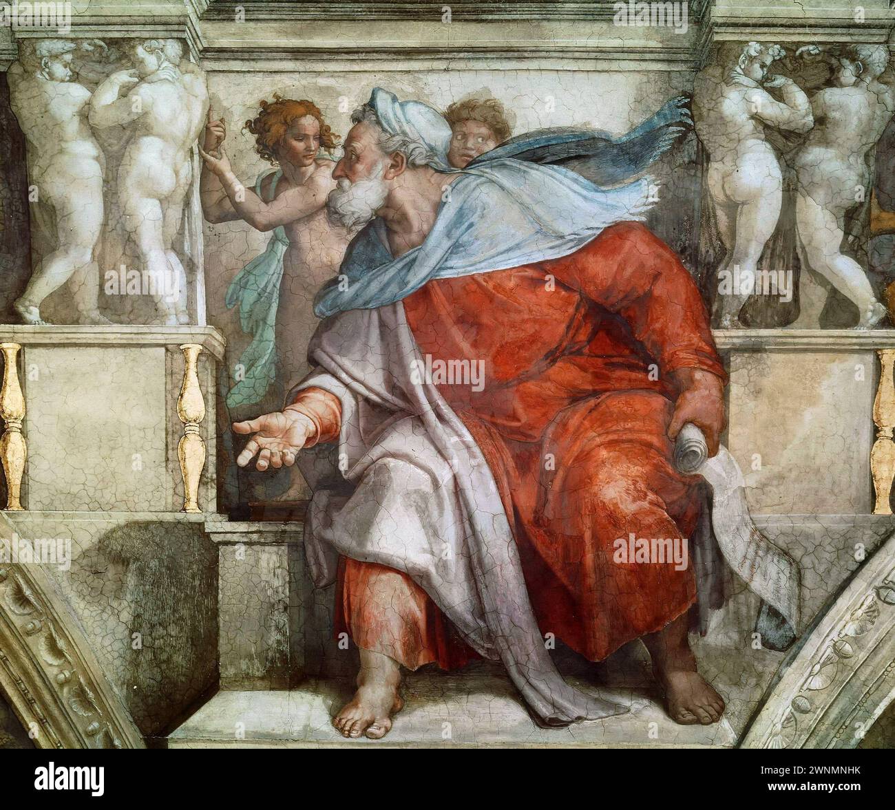 Sistine chapel ceiling prophet hi-res stock photography and images - Alamy