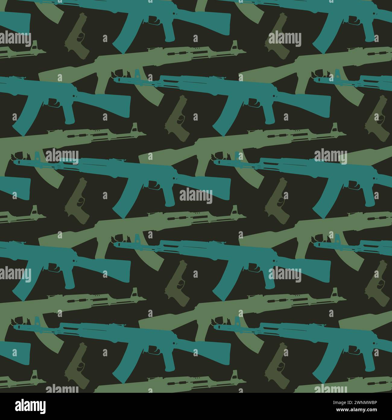 Kalashnikov Russian gun steamless texture. Vector. Eps. Vector ...