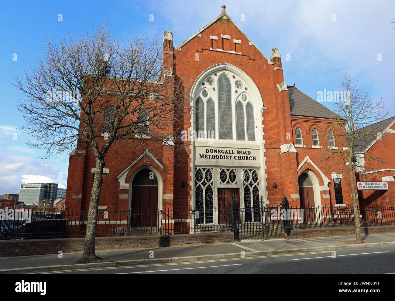 Donegall Road Methodist Church in Belfast Stock Photo