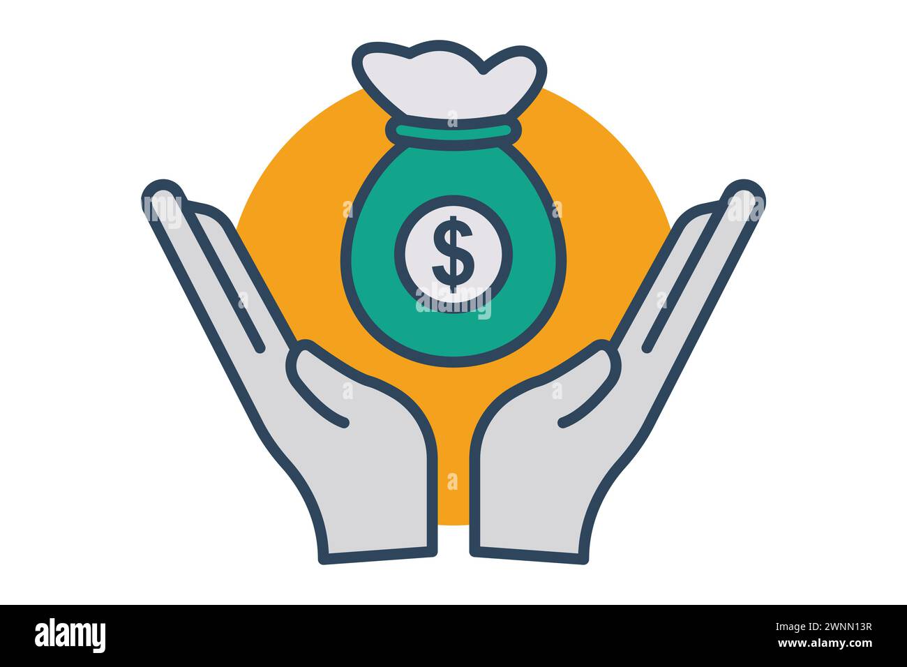 Flat icon illustrating concept hi res stock photography and images Alamy