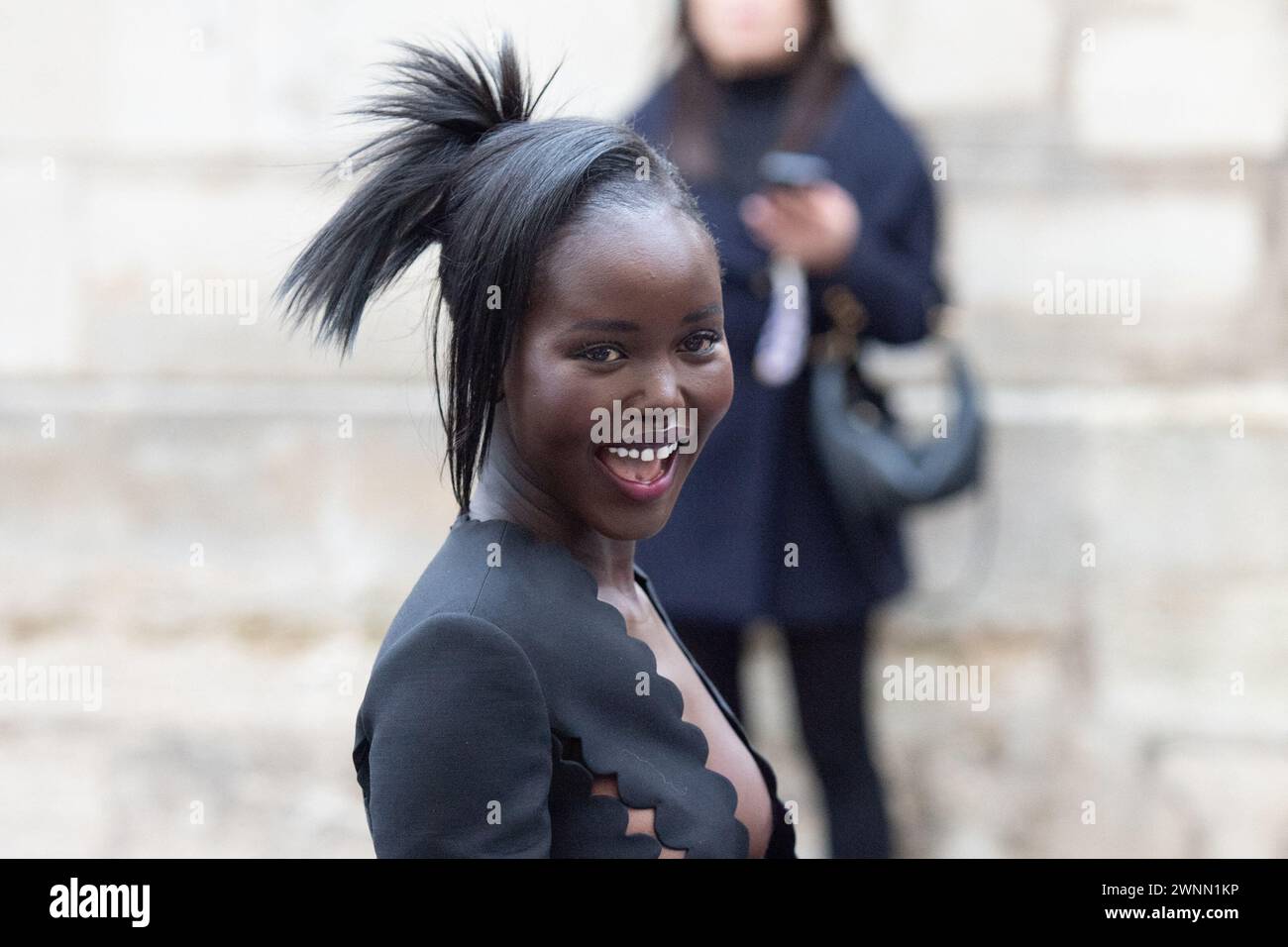 Paris, France. 03rd Mar, 2024. Adut Akech attending the Valentino ...