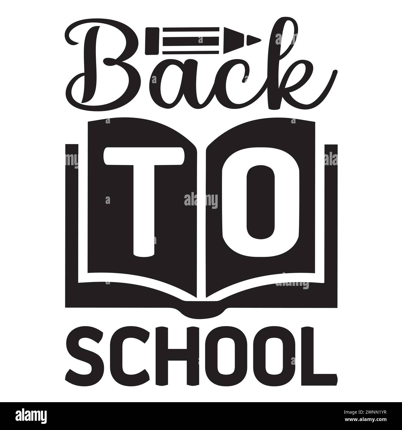 back to school shirt Shirt Print Template, Typography Design For Shirt, Mugs, Iron, Glass, Stickers, Hoodies, Pillows, Phone Cases, etc Stock Vector