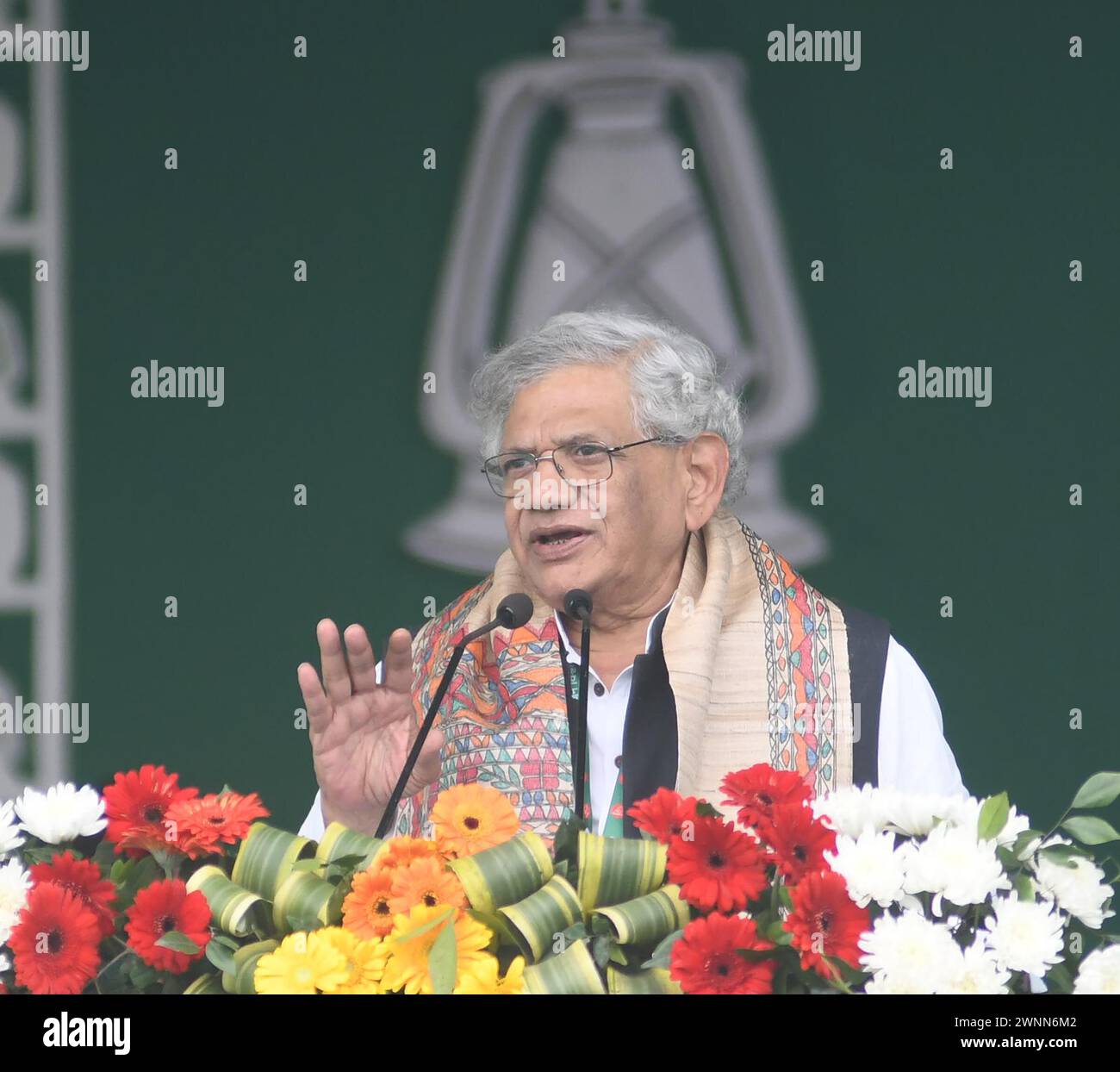 PATNA, INDIA - MARCH 3: CPI-M general secretary Sitaram Yechury ...