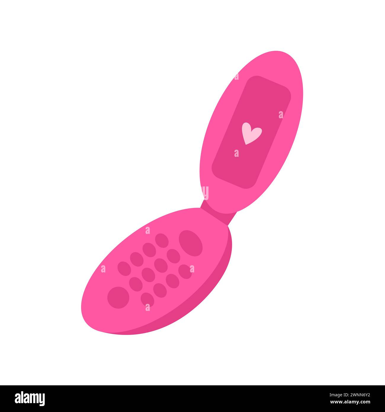 Pink clamshell phone retro Stock Vector Image & Art - Alamy