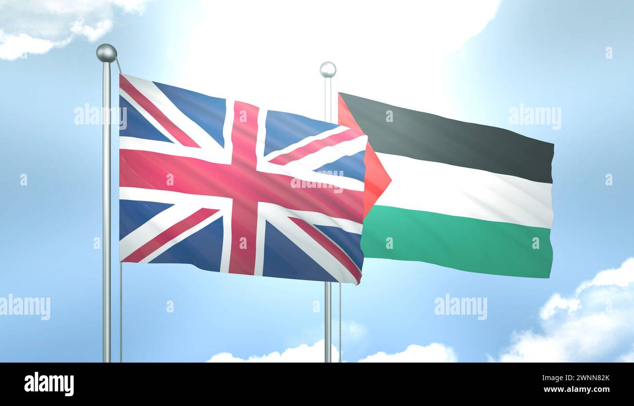 Palestine map british hi-res stock photography and images - Alamy
