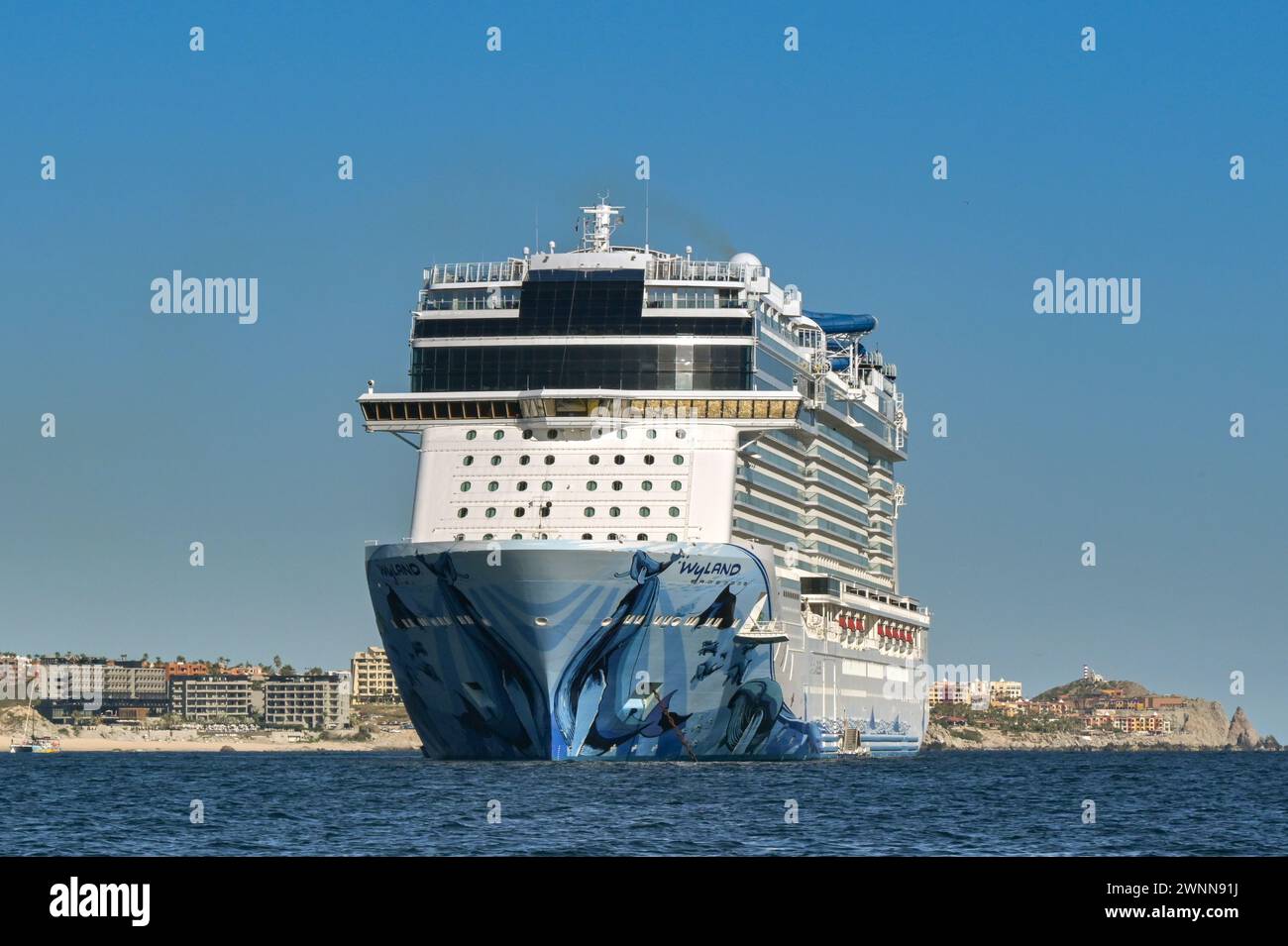 Cabo San Lucas, Mexico 14 January 2024 Cruise ship Norwegian Bliss