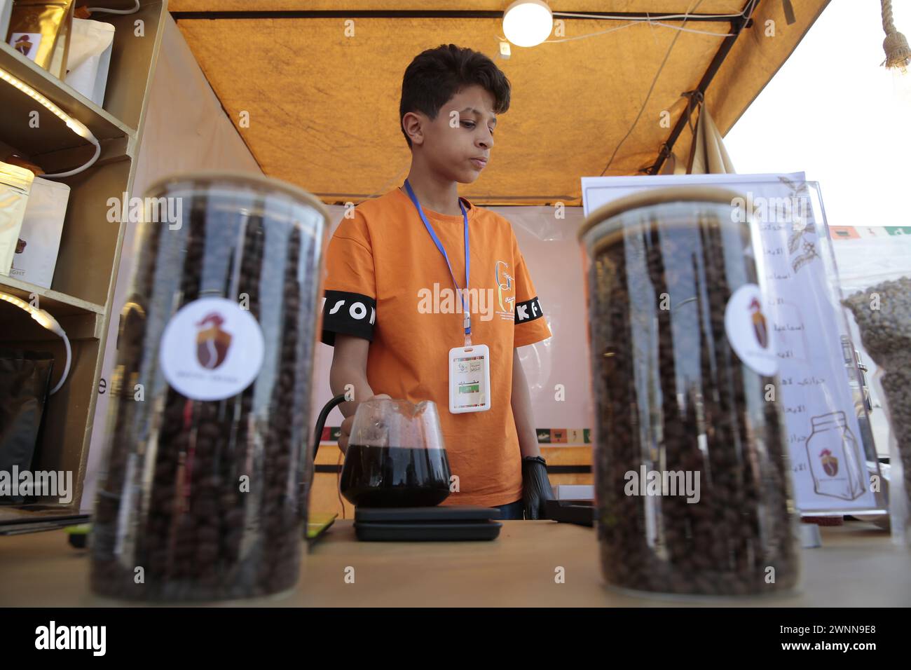 Sanaa, Sanaa, Yemen. 3rd Mar, 2024. 03 March 2024, A Yemeni seller