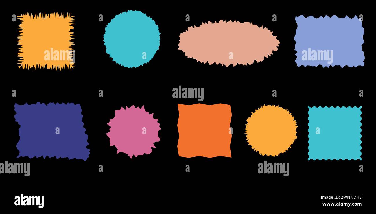 colored free form isolated vector Stock Vector Image & Art - Alamy