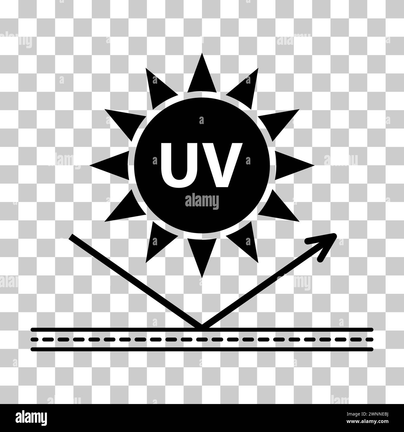 Sun protection factor icon, uv radiation block symbol, sun protect skin