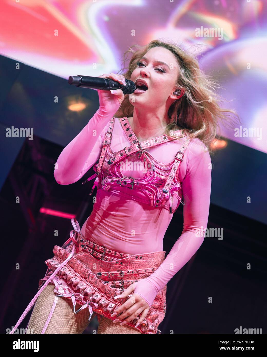 Milan, Italy, 02 March 2023. Swedish pop singer Zara Larsson performs live at Fabrique in Milan, Italy. Credits: Maria Laura Arturi/Alamy Live News Stock Photo