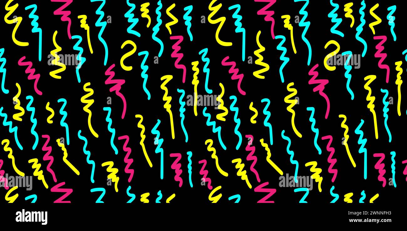 seamless pattern abstract, line vector Stock Vector
