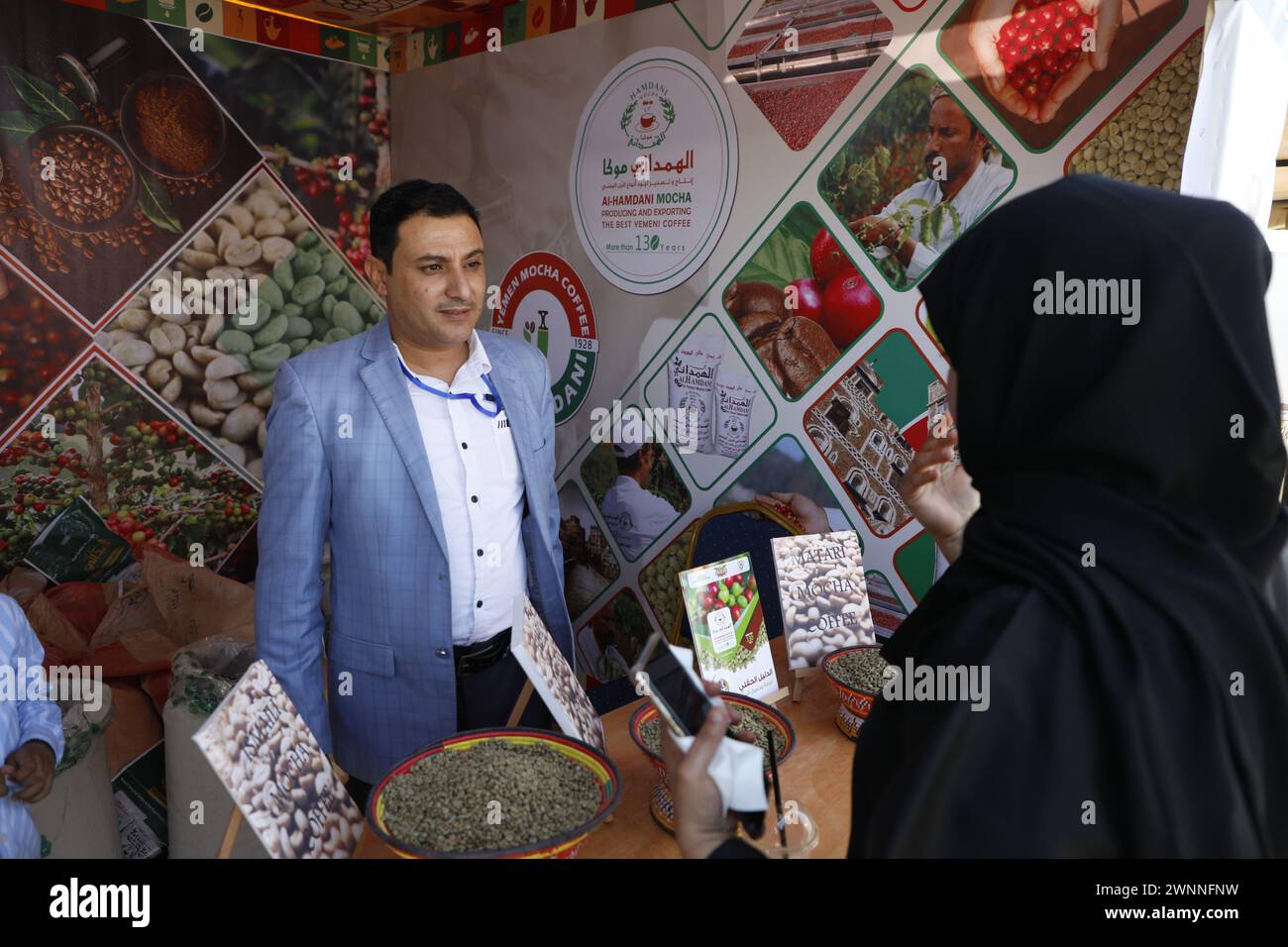 Sanaa, Sanaa, Yemen. 3rd Mar, 2024. 03 March 2024, A Yemeni seller