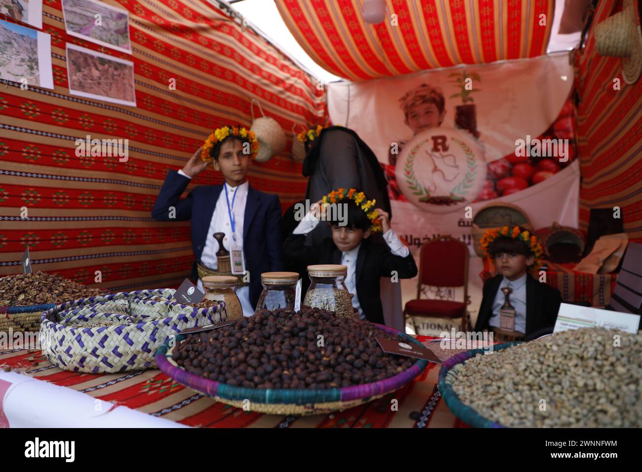 Sanaa, Sanaa, Yemen. 3rd Mar, 2024. 03 March 2024, A Yemeni seller