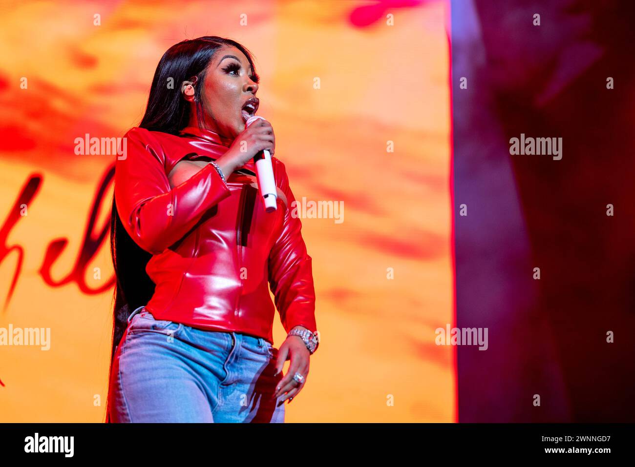 Milwaukee, USA. 02nd Mar, 2024. Singer K. Michelle (Kimberly Michelle