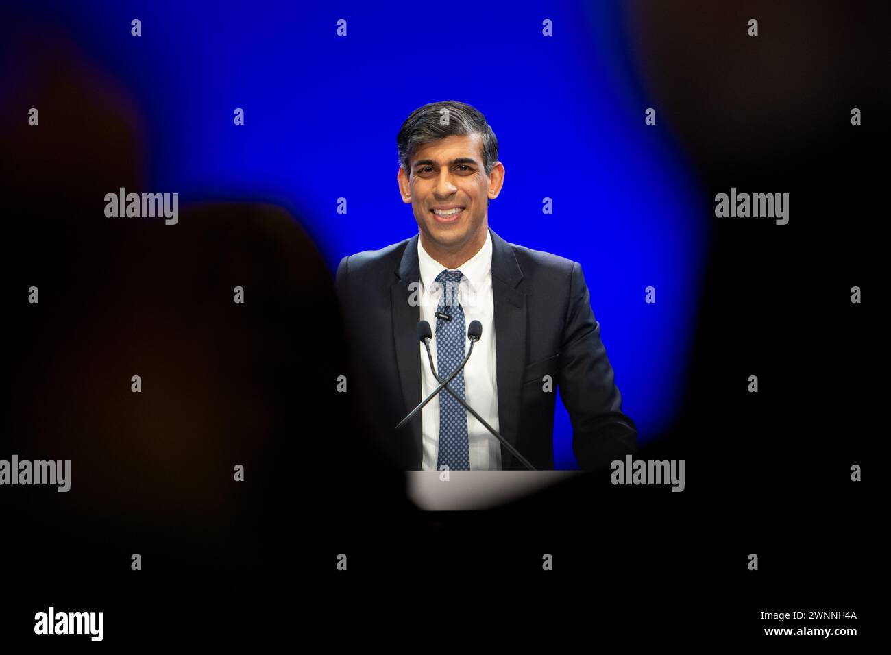 Rishi Sunak 2024 speaking at the Scottish Conservative Conference, P&J