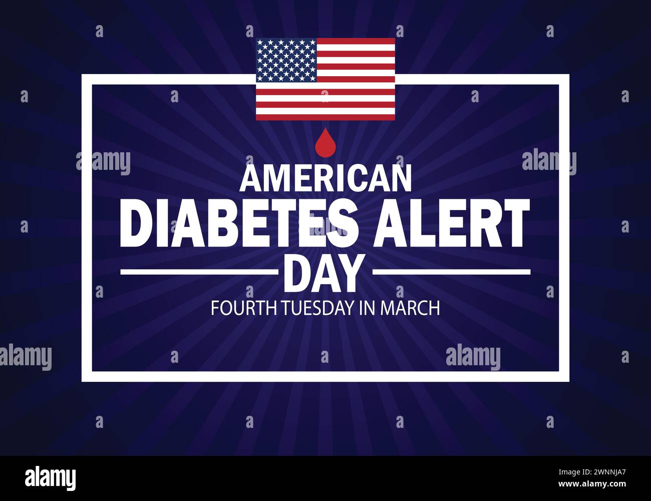 American Diabetes Alert Day wallpaper with typography. American Diabetes Alert Day, background