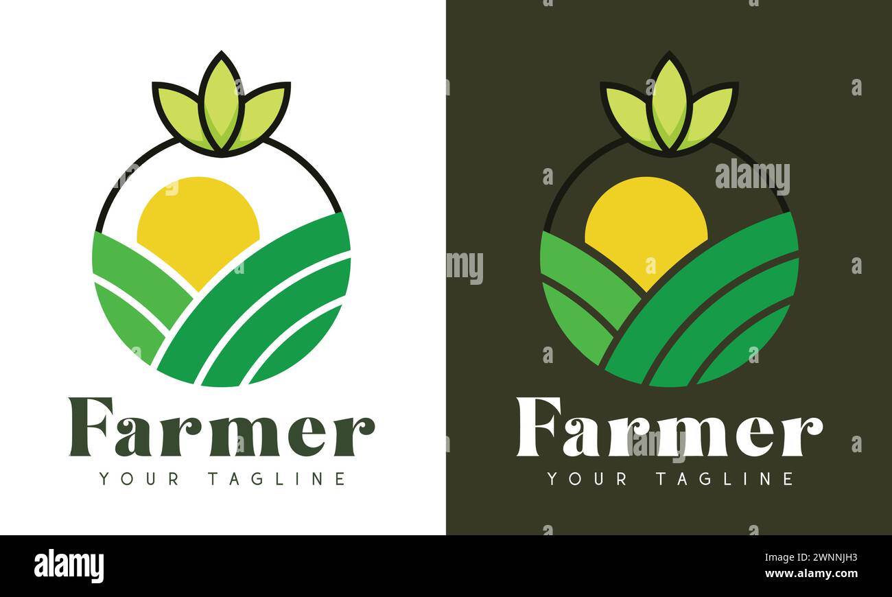 Farming Logo Design Agriculture Logotype Stock Vector Image & Art - Alamy