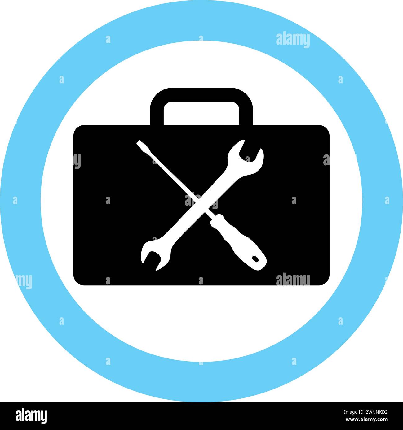 Wheel nut and spanner Stock Vector Images - Alamy