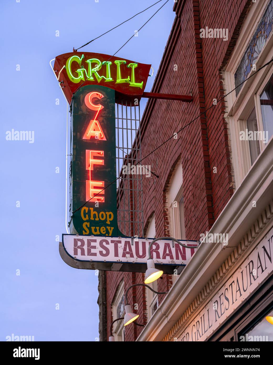 Fort MacLeod, Alberta February 18, 2024 Silver Grill Restaurant in