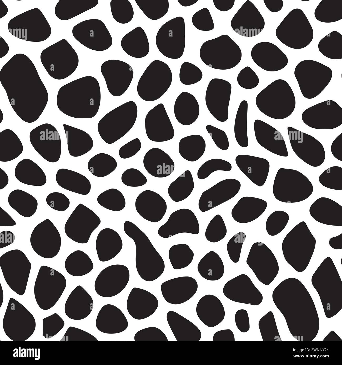 Cow skin, Seamless animal pattern for textile design Stock Vector Image ...