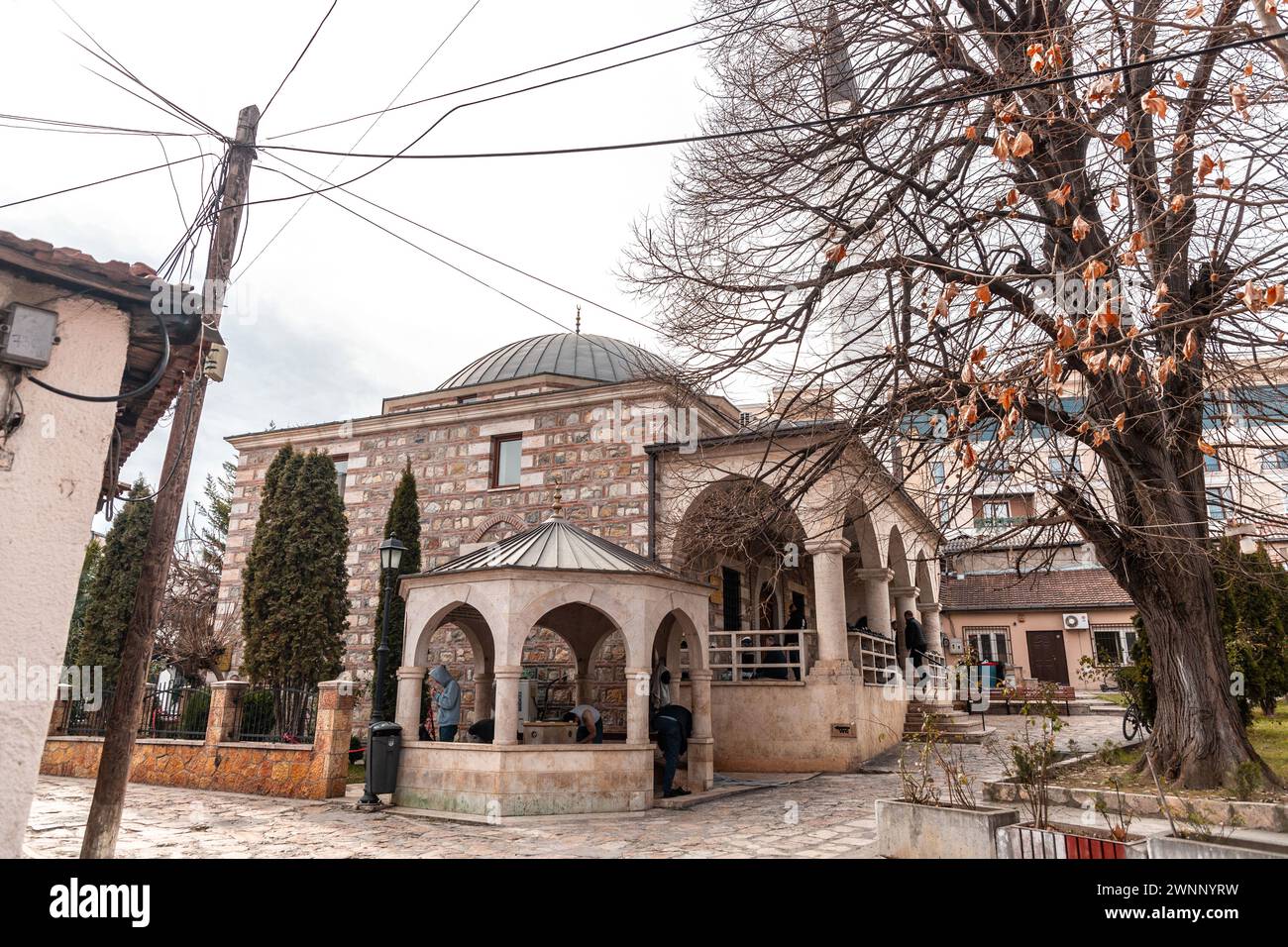 Skopje, North Macedonia - 7 FEB 2024: Arasta Mosque, Arasta Camii in ...