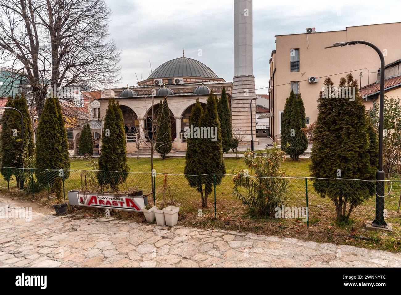 Skopje, North Macedonia - 7 FEB 2024: Arasta Mosque, Arasta Camii in ...