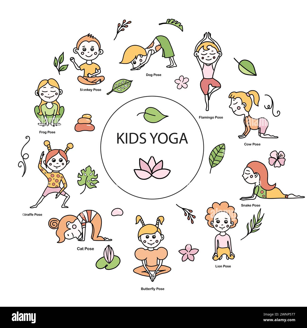 20 Animal Yoga Poses for Kids - Preschool Inspirations