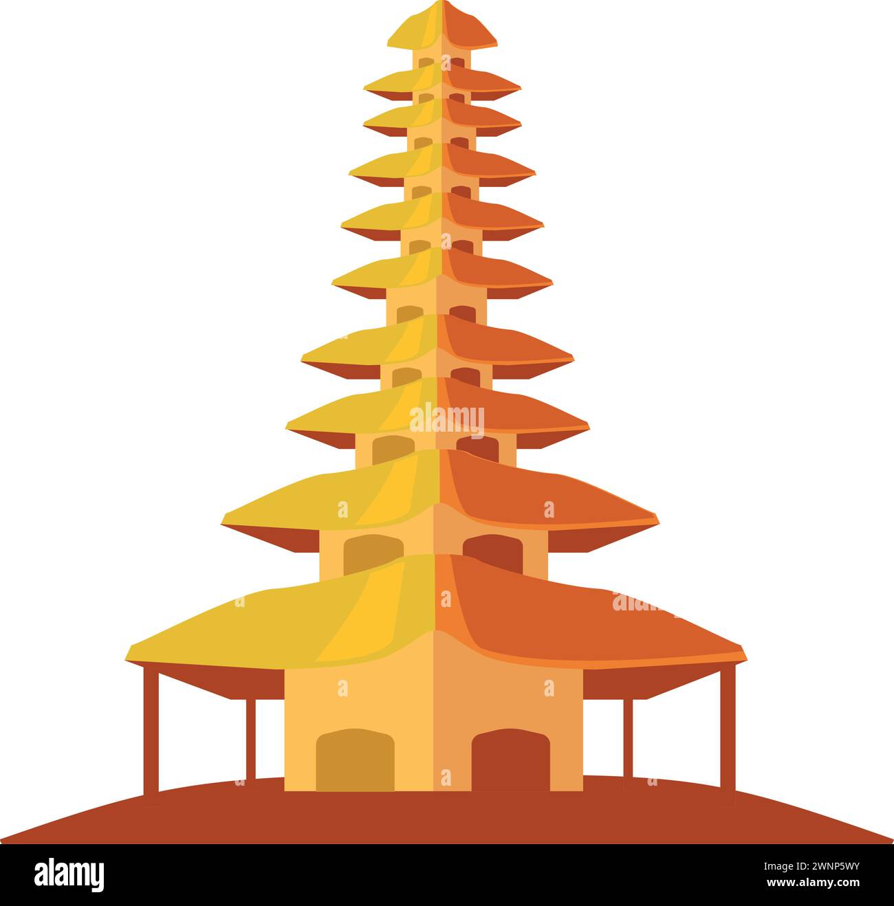 nyepi balinese temple Stock Vector Image & Art - Alamy