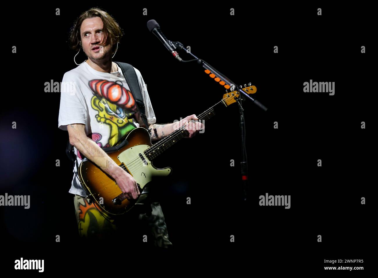 Inglewood, USA. 02nd Mar, 2024. The Red Hot Chili Peppers - John Frusciante performs during KROQ's March Two Re-Do at the KIA Forum on March 2, 2024 in Inglewood, California. Photo: C Victorio/imageSPACE Credit: Imagespace/Alamy Live News Stock Photo