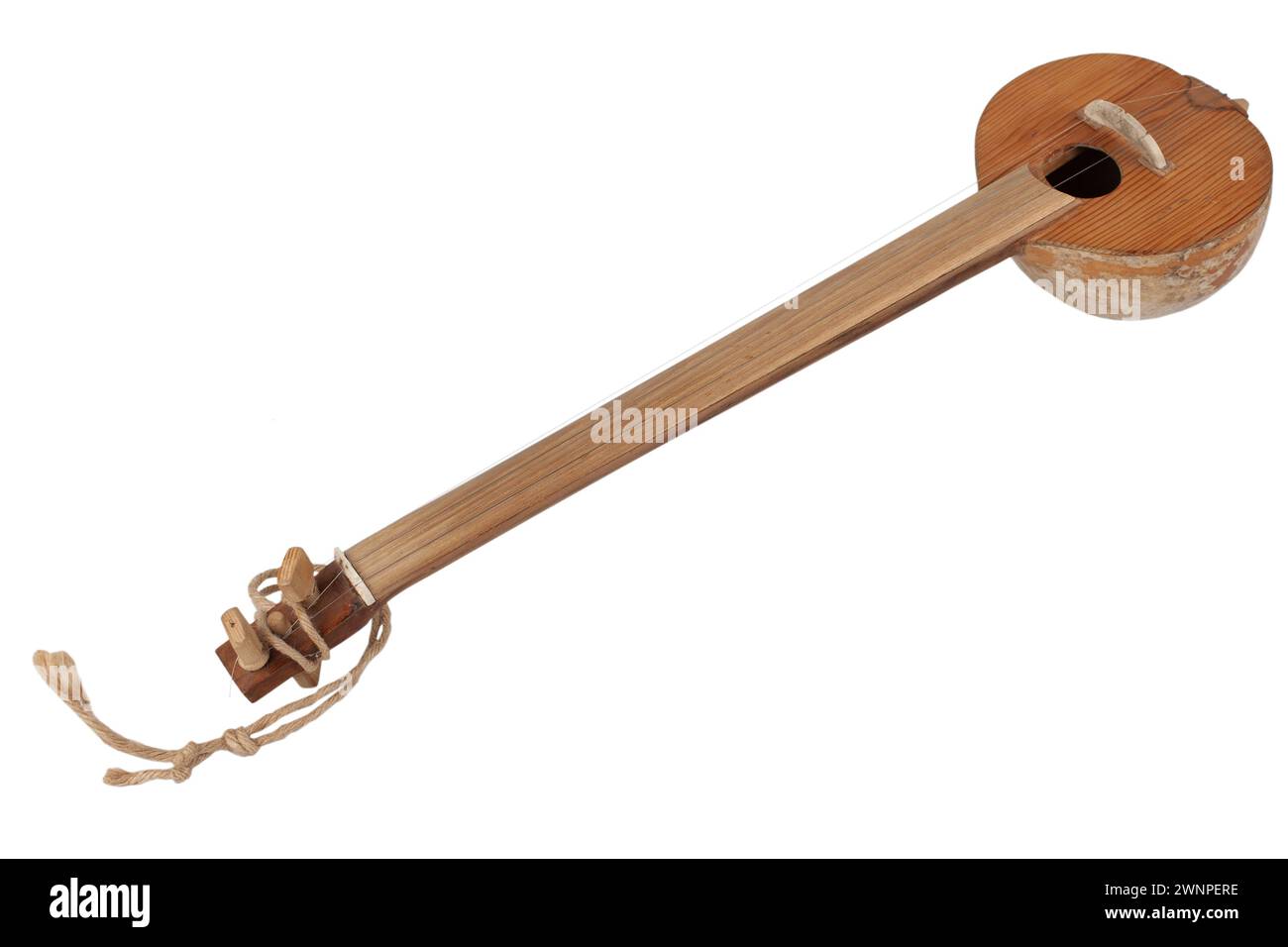 Turkish tambour. Longnecked folk string instrument of the lute family