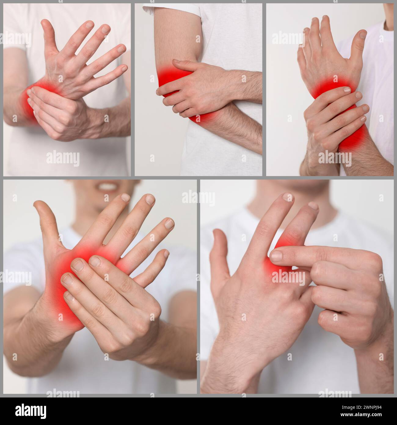 Collage people suffering from hi-res stock photography and images - Alamy